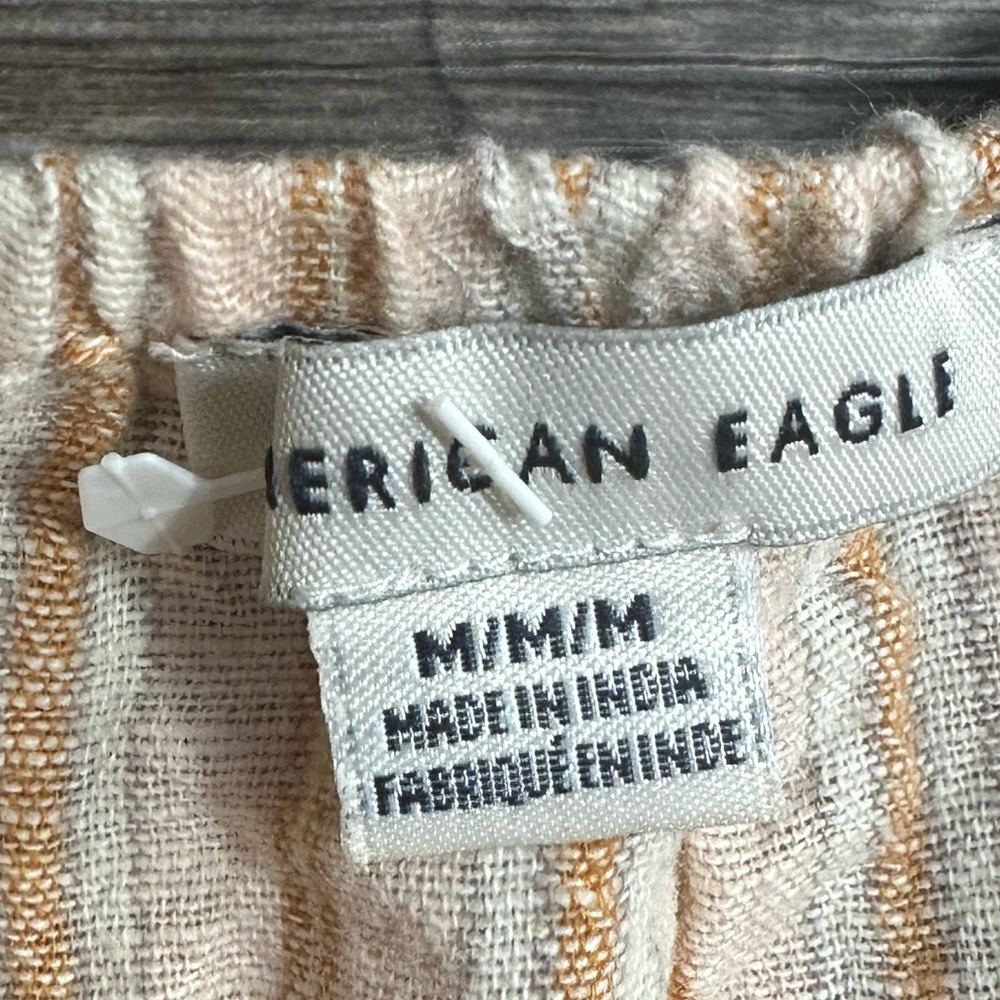 American Eagle Outfitters Beige Striped Jumpsuit - Picture 4 of 7